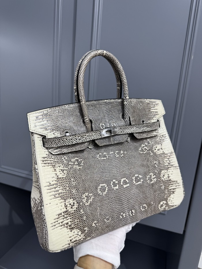 Birkin 25 Lizard Skin“25*20*13CM”-0006=