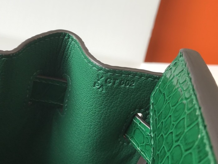 Birkin Touch Togo-Crocodile“25*20*13CM”0043=