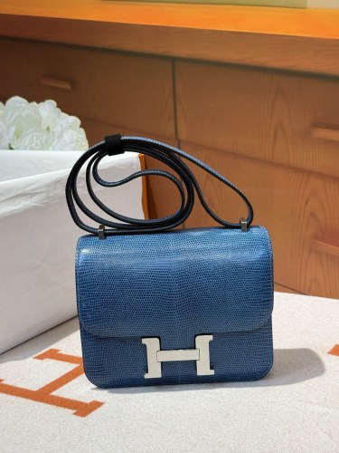 Constance 19 Mini Bag Lizard Skin“19*16*5CM”-0083=