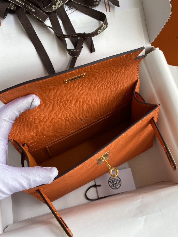 Kelly Pochette Epsom“22*14*7CM”-038=