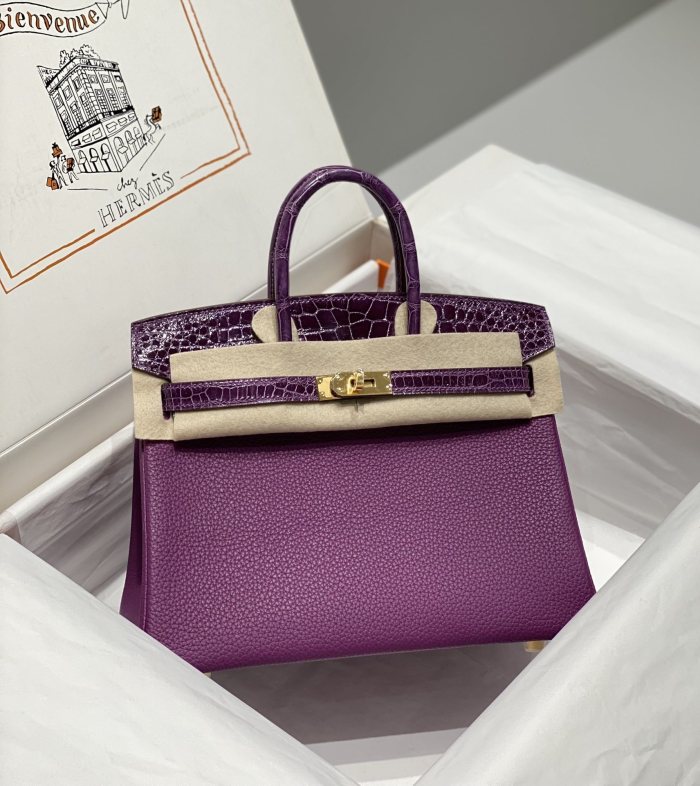 Birkin 25 Touch Togo-Niloticus Crocodile“25*20*13CM”-0043=