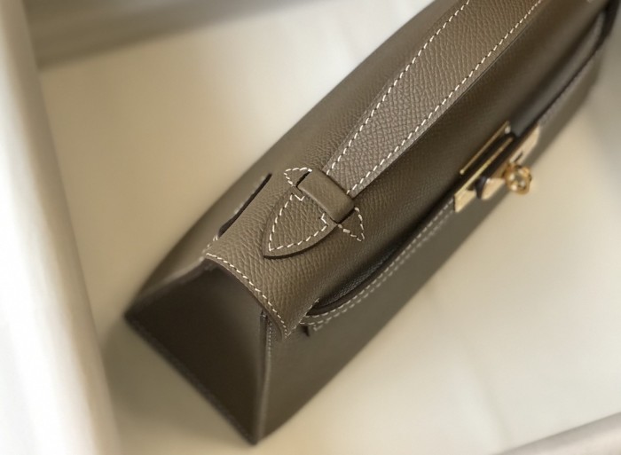 Kelly Pochette Epsom“22*14*7CM”-038=
