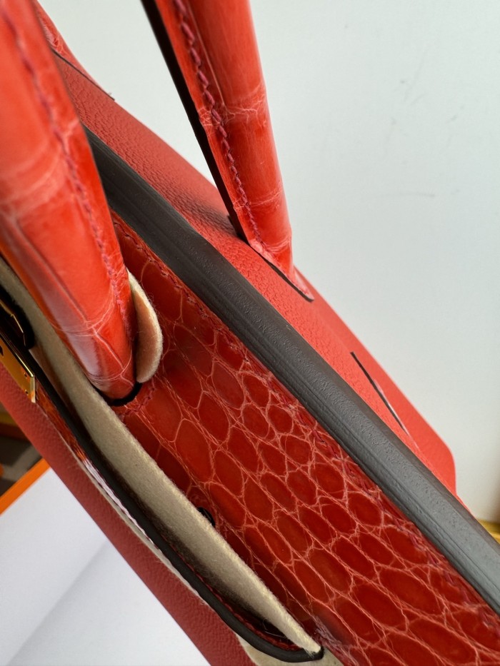 Birkin 30 Touch Togo-Crocodile“30*22*16CM”-0063=
