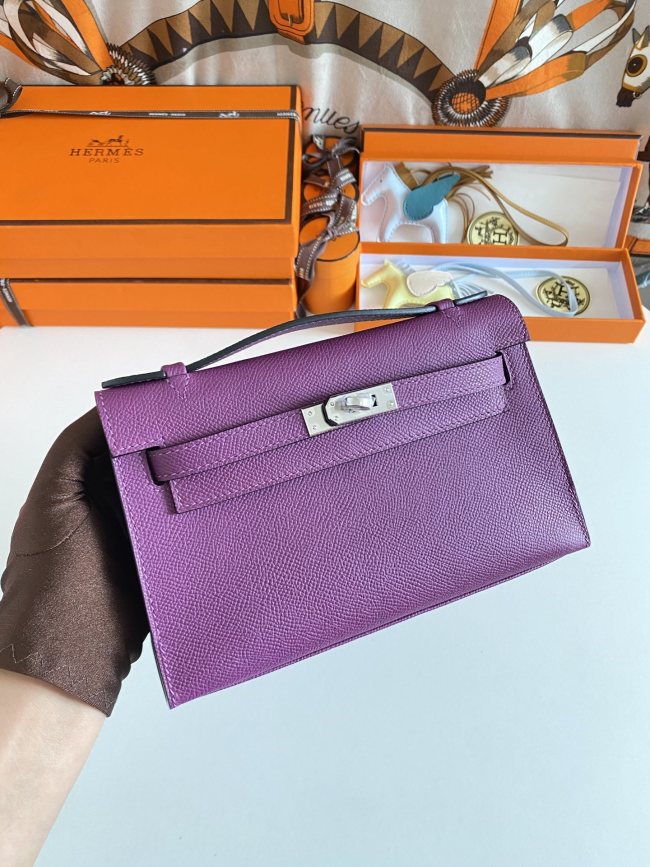 Kelly Pochette Epsom“22*14*7CM”-038=