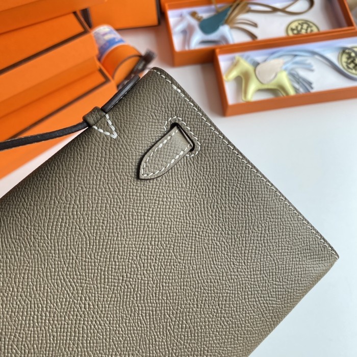 Kelly Pochette Epsom“22*14*7CM”-038=