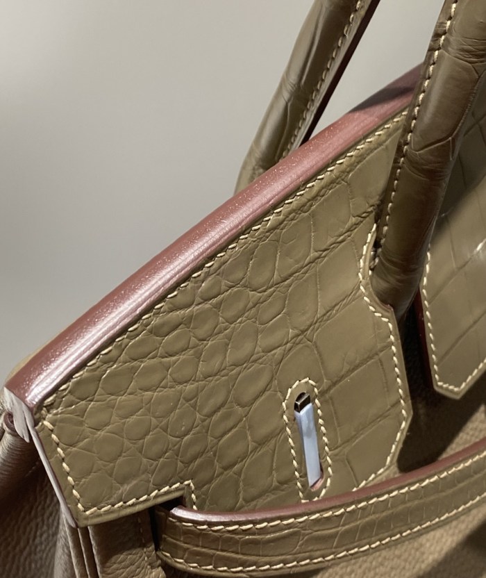 Birkin 30 Touch Togo-Matte Alligator“30*22*16CM”-0063=