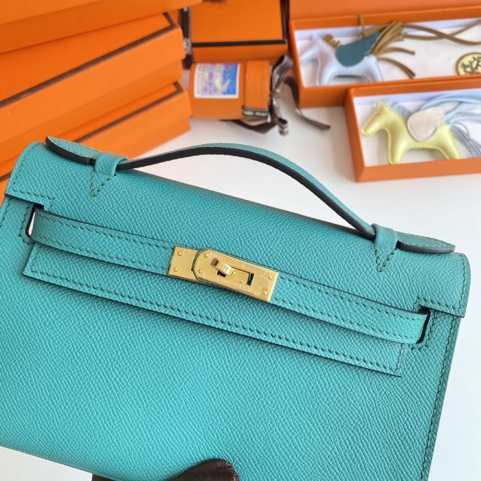 Kelly Pochette Epsom“22*14*7CM”-038=