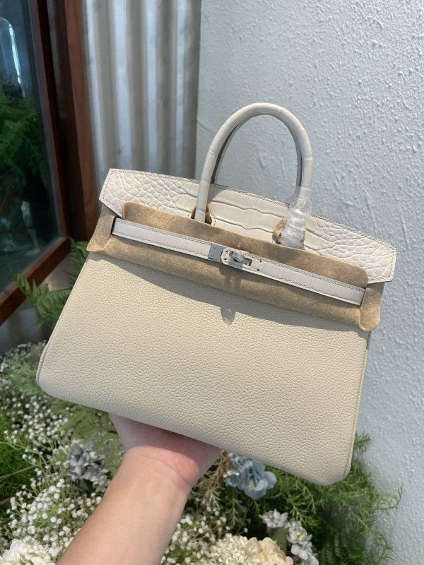 Birkin 25 Touch Togo-Crocodile“25*20*13CM”-0043=