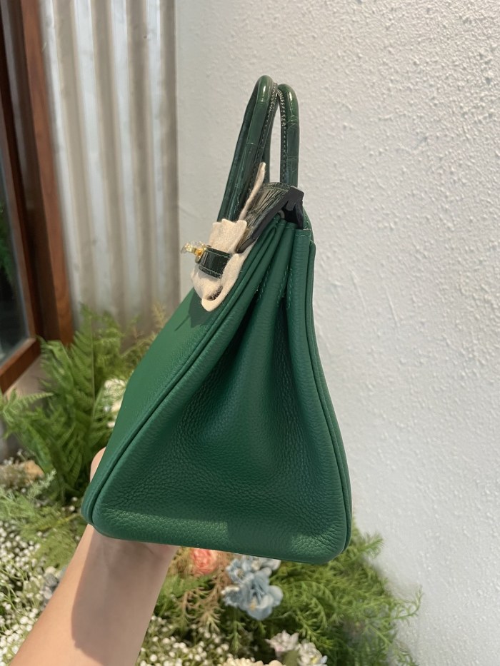 Birkin Touch Togo-Crocodile“30*22*16CM”-0063=