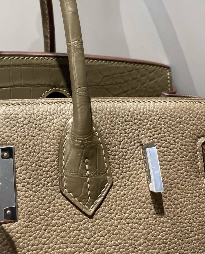 Birkin 30 Touch Togo-Matte Alligator“30*22*16CM”-0063=