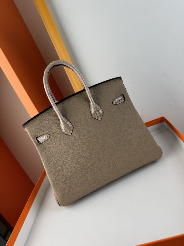 Birkin Touch Togo-Crocodile“25*20*13CM” -0043=