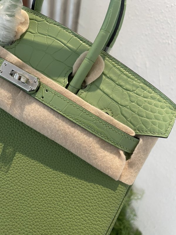 Birkin Touch Togo-Crocodile“30*22*16CM”-0063=