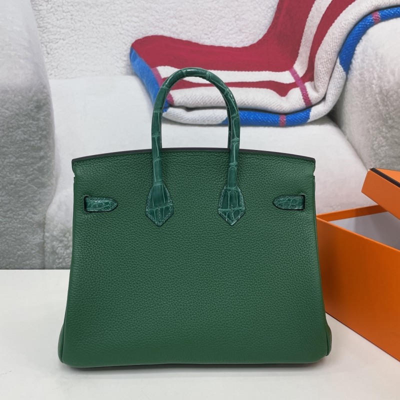 Birkin 25 Touch Togo-Shiny Crocodile“25*20*13CM”-0043=
