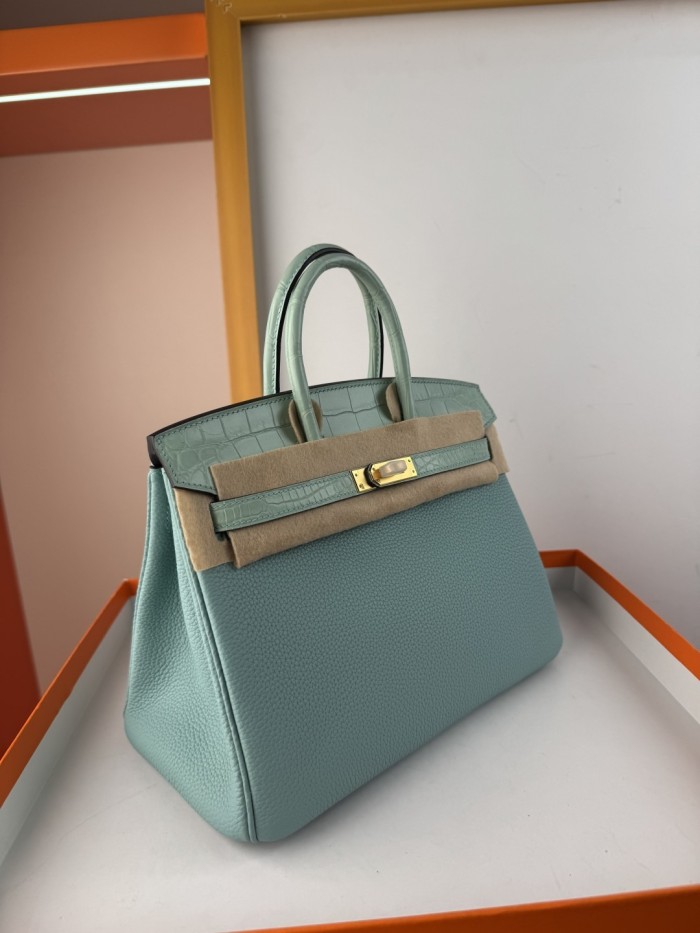 Birkin Touch Togo-Crocodile“25*20*13CM” -0043=