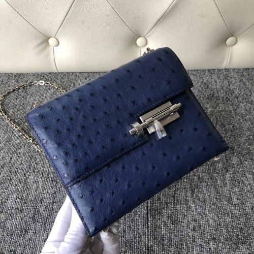 Verrou Mini Bag Lizard“17*12*6CM”-0033=