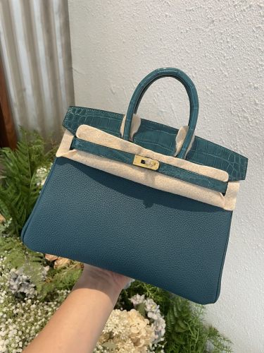 Birkin Touch Togo-Crocodile“25*20*13CM”0043=