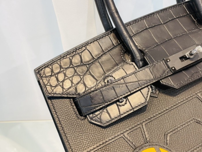 Birkin 25 Fabourg“25*20*13CM”-0083=