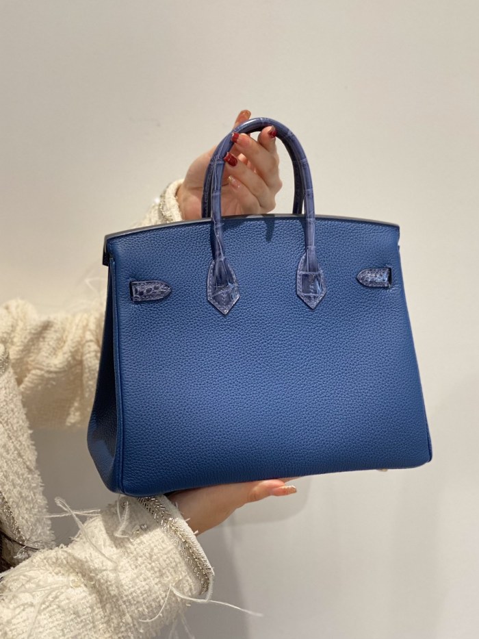 Birkin 25 Touch Togo-Niloticus Crocodile“25*20*13CM”-0043=