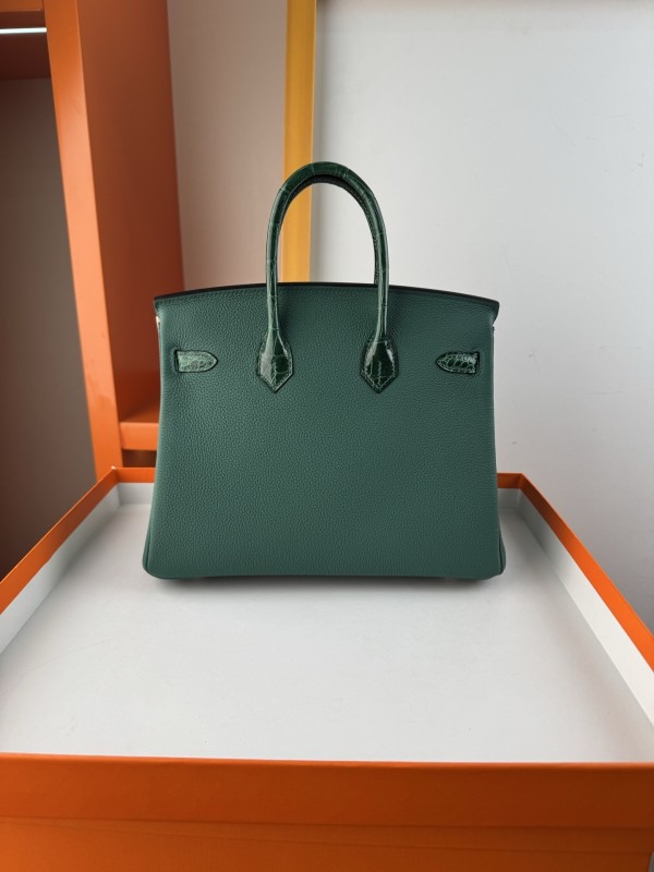 Birkin Touch Togo-Crocodile“25*20*13CM” -0043=