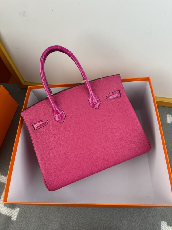 Birkin 30 Touch Togo-Crocodile“30*22*16CM”-0063=
