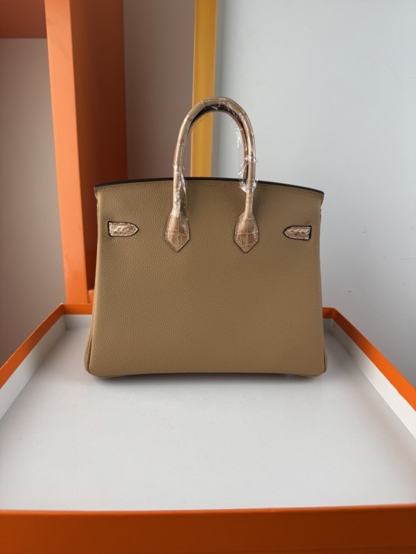 Birkin Touch Togo-Crocodile“25*20*13CM” -0043=