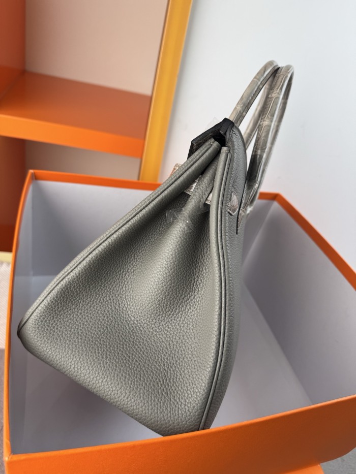 Birkin 30 Touch Togo-Crocodile“30*22*16CM”-0063=