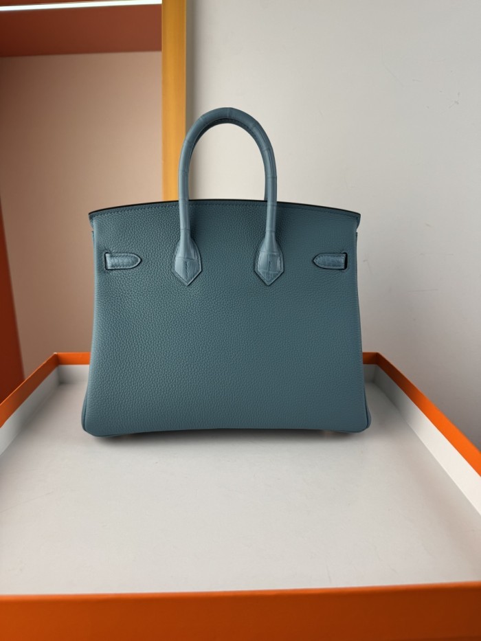 Birkin Touch Togo-Crocodile“25*20*13CM” -0043=