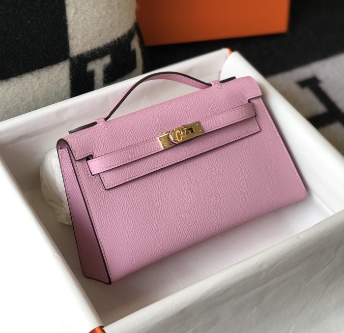 Kelly Pochette Epsom“22*14*7CM”-038=