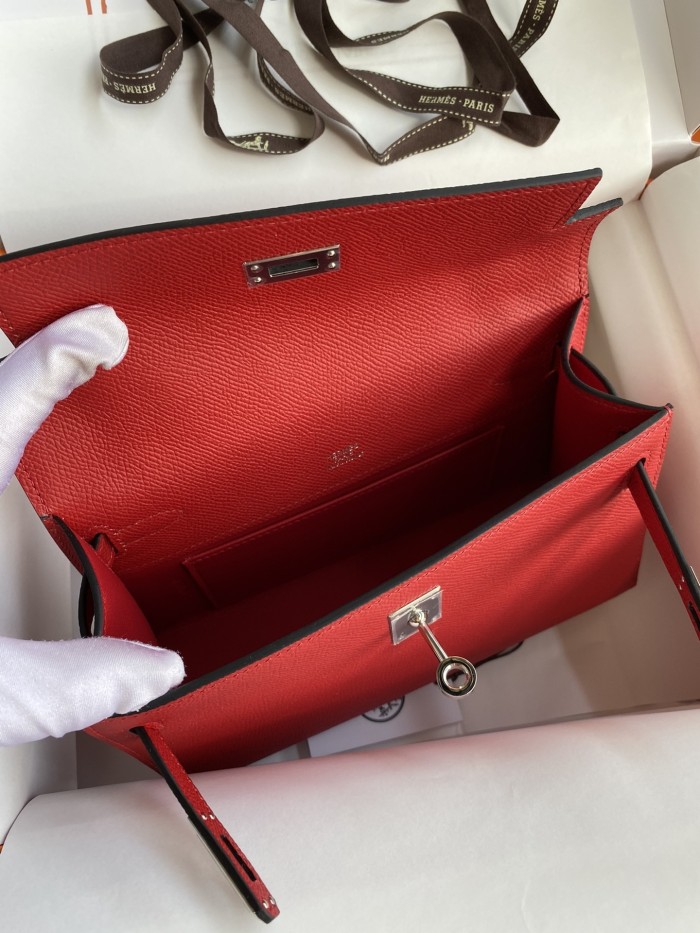 Kelly Pochette Epsom“22*14*7CM”-038=