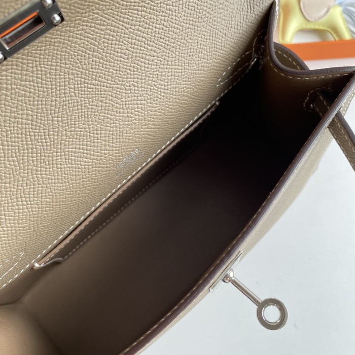Kelly Pochette Epsom“22*14*7CM”-038=