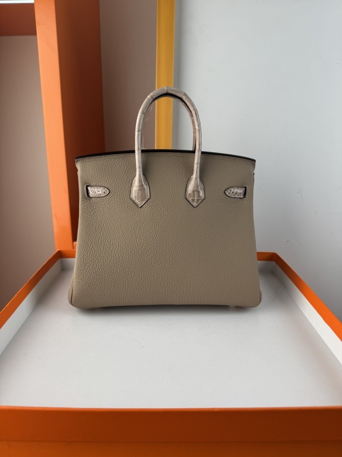 Birkin Touch Togo-Crocodile“25*20*13CM” -0043=
