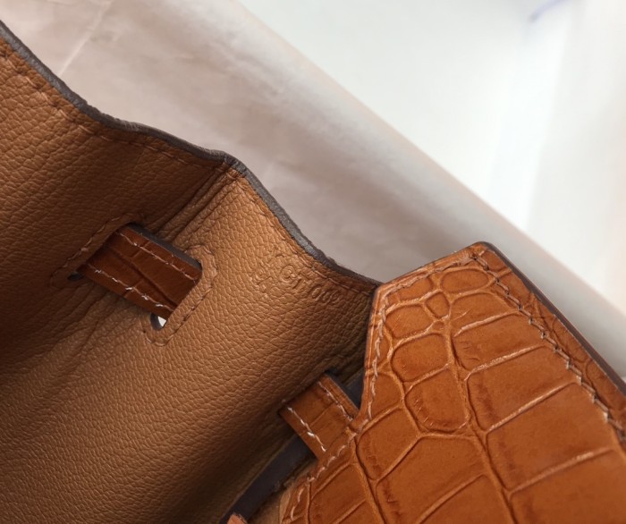 Birkin Touch Togo-Crocodile“25*20*13CM”0043=