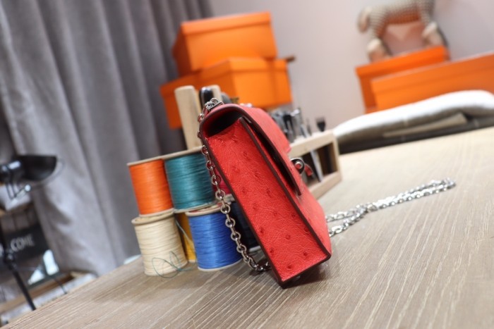 Verrou Mini Bag Lizard“17*12*6CM”-0033=