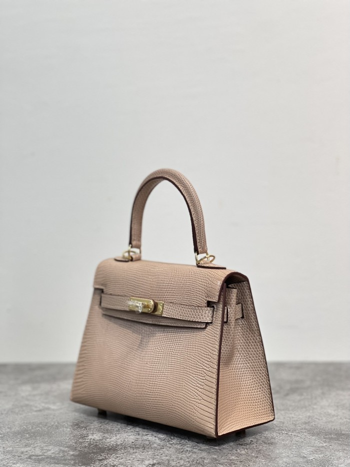 Kelly 20 Lizard Leather“20*15*9CM”-0051=
