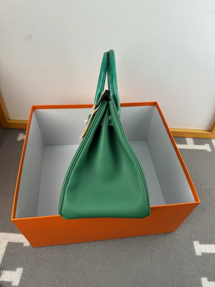 Birkin 30 Touch Togo-Crocodile“30*22*16CM”-0063=