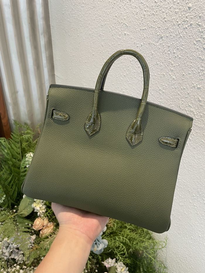 Birkin Touch Togo-Crocodile“25*20*13CM”0043=