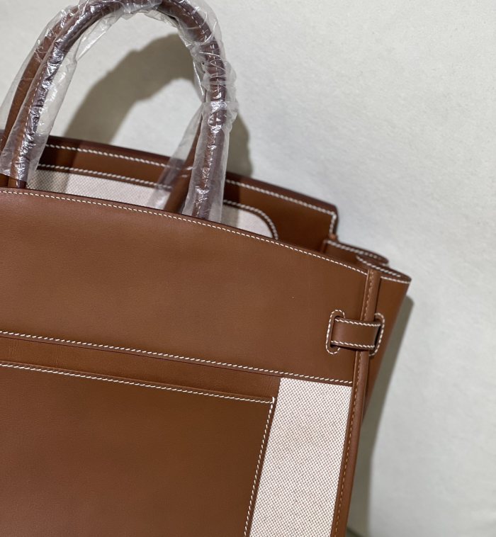 Birkin à l'envers 35 Swift-Canvas“35*25*18CM”-0063=