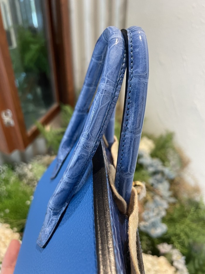 Birkin Touch Togo-Crocodile“30*22*16CM”-0063=