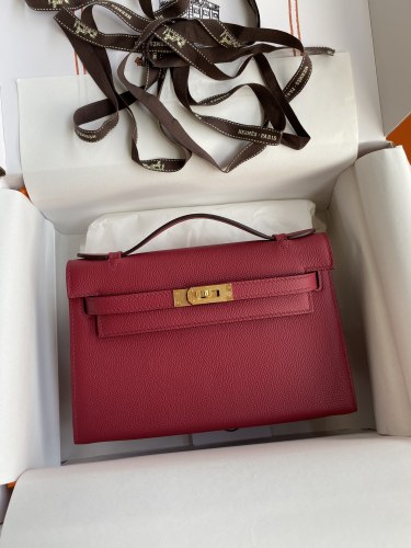 Kelly Pochette Epsom“22*14*7CM”-038=