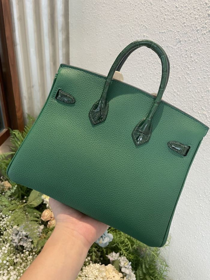 Birkin Touch Togo-Crocodile“30*22*16CM”-0063=