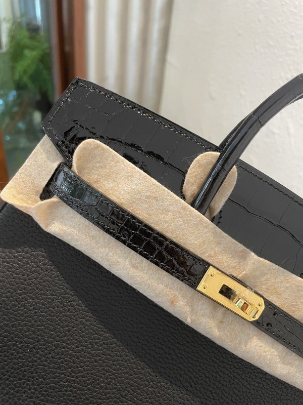 Birkin Touch Togo-Crocodile“30*22*16CM”-0063=