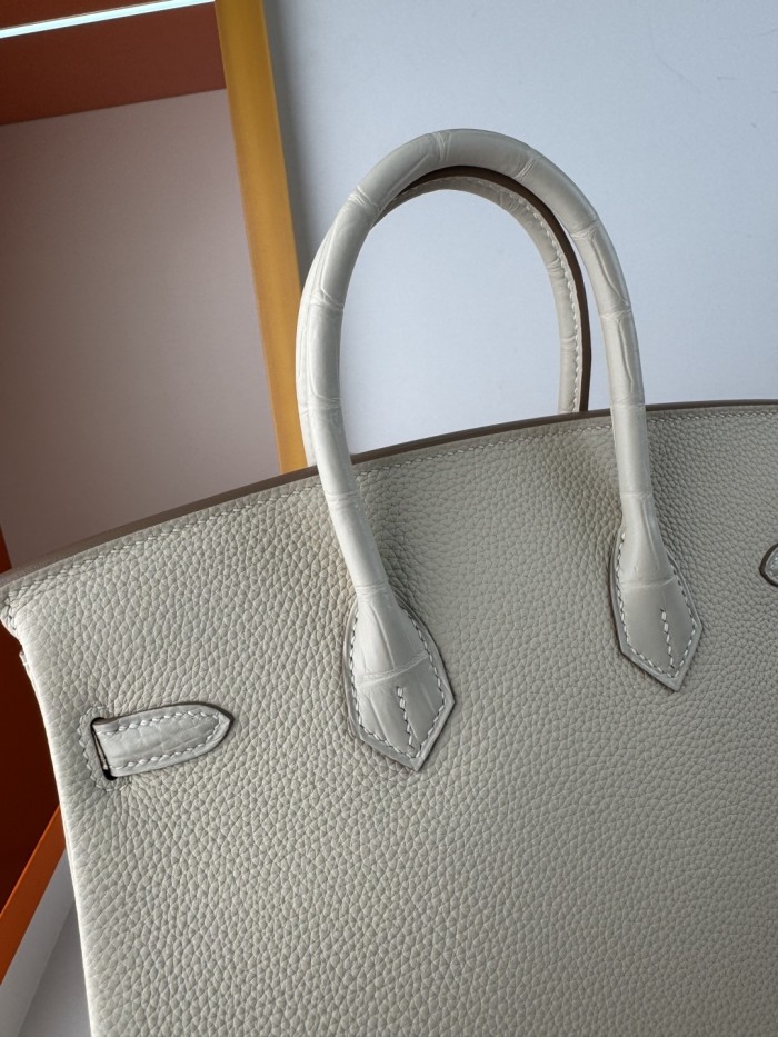 Birkin Touch Togo-Crocodile“25*20*13CM” -0043=