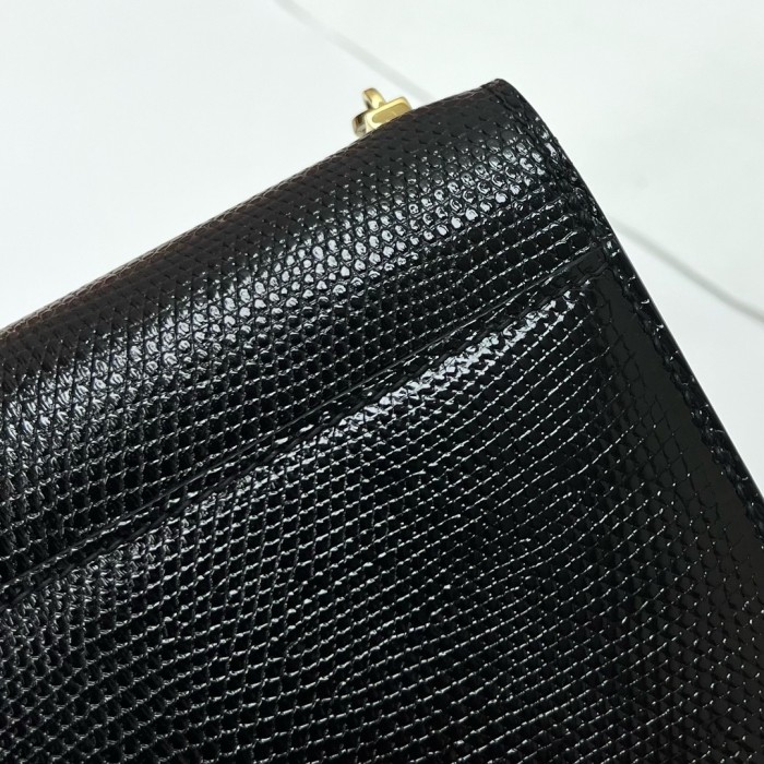 Verrou Mini Bag Lizard“17*12*6CM”-0033=