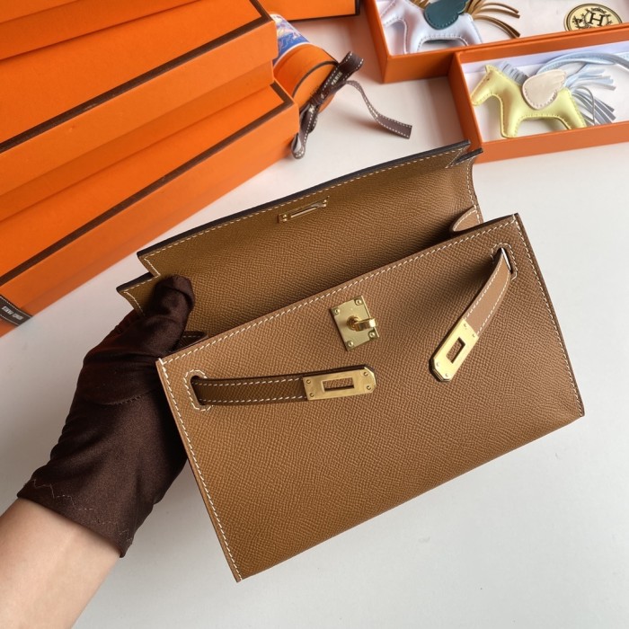 Kelly Pochette Epsom“22*14*7CM”-038=
