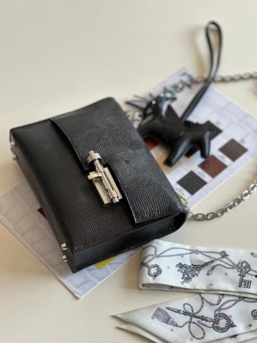 Verrou Mini Bag Lizard“17*12*6CM”-0033=
