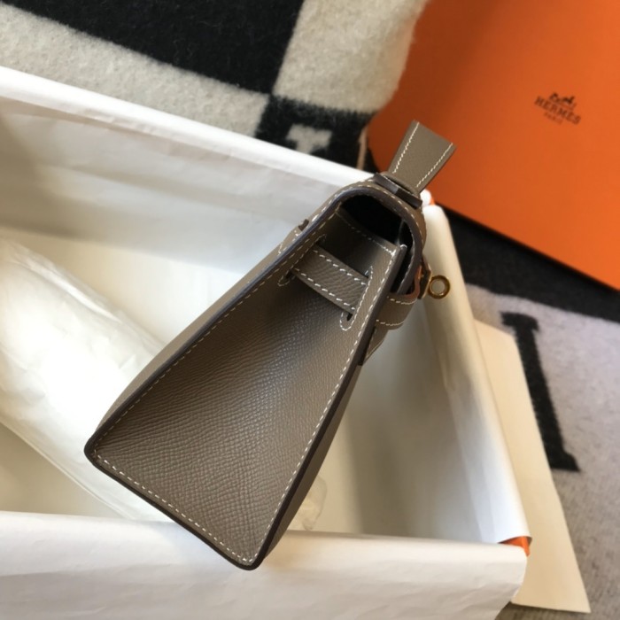 Kelly Pochette Epsom“22*14*7CM”-038=