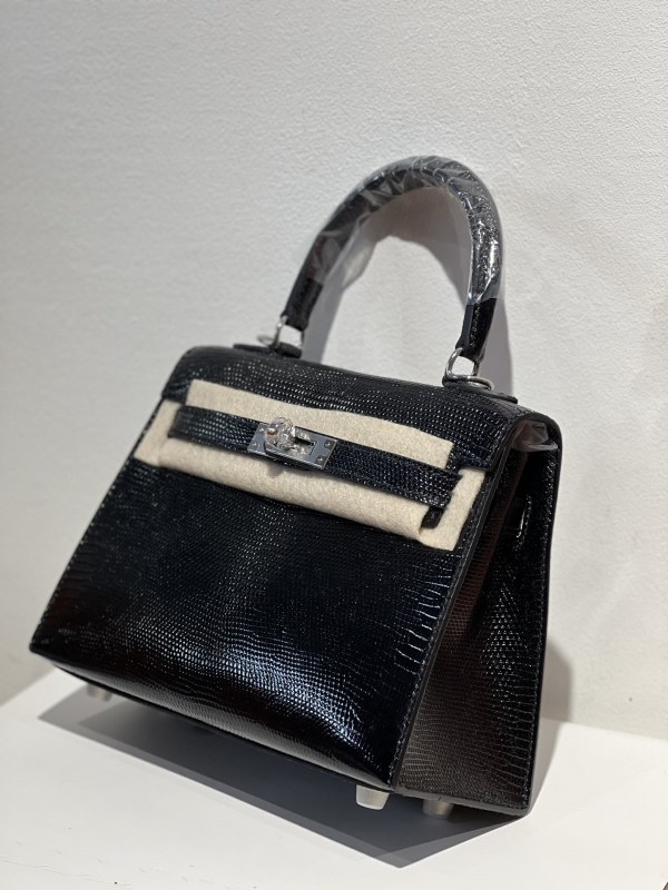 Kelly 20 Lizard Leather“20*16*9CM”-0051=
