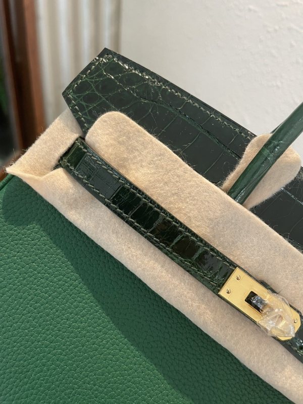 Birkin Touch Togo-Crocodile“30*22*16CM”-0063=