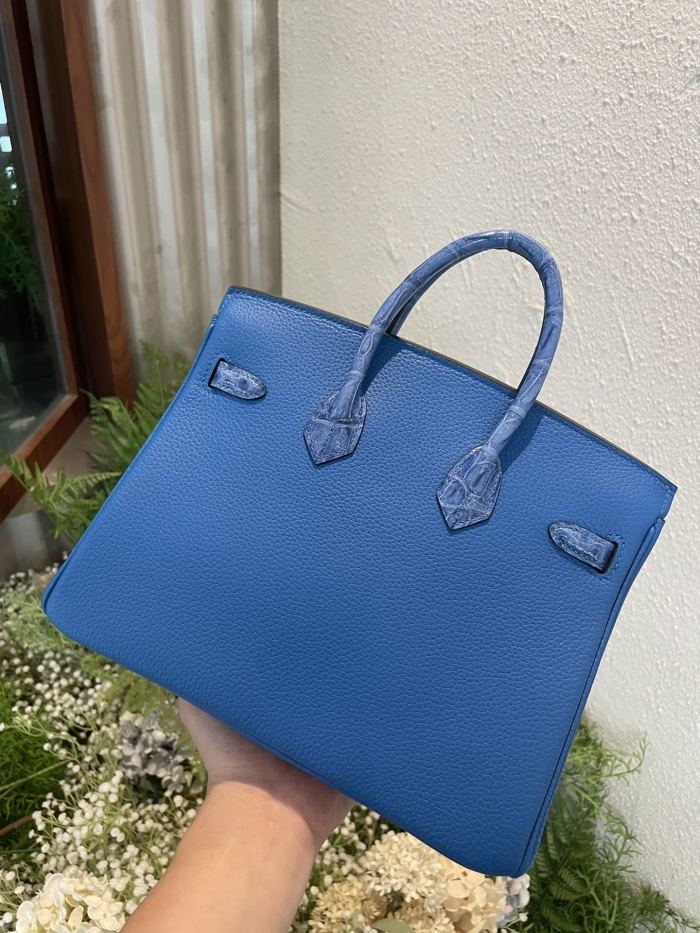 Birkin Touch Togo-Crocodile“30*22*16CM”-0063=