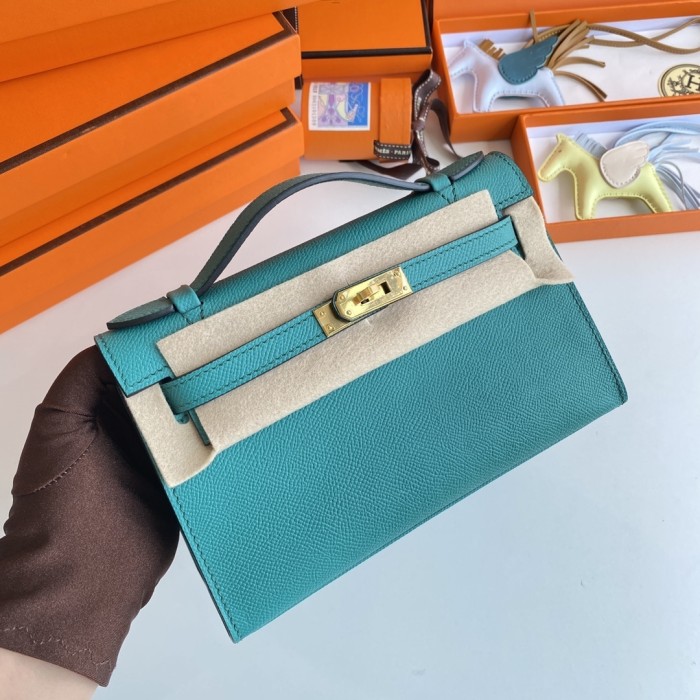 Kelly Pochette Epsom“22*14*7CM”-038=
